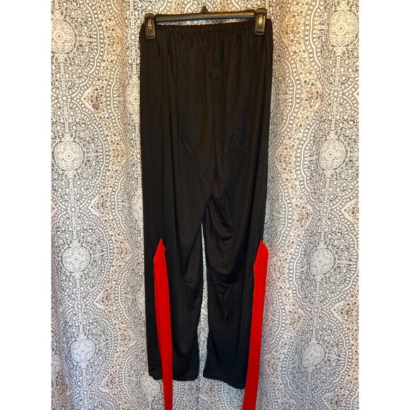 Adult Ninja Warrior Costume Red & Black Top Sash Pants & Mask - Missing Undershi - Picture 5 of 7